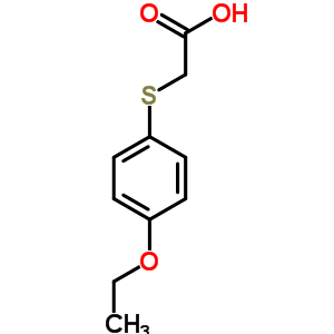 (4-Ethoxyphenyl)thio]acetic acid Structure,51094-45-2Structure