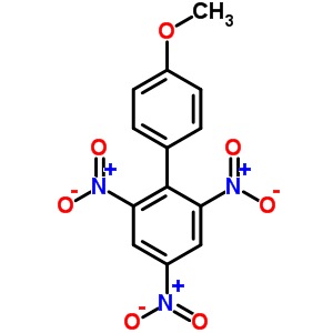 2-(4-Methoxyphenyl)-1,3,5-trinitro-benzene Structure,5110-85-0Structure