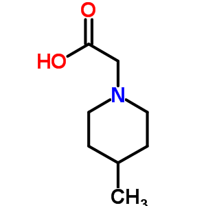 (4-Methylpiperidin-1-yl)acetic acid Structure,511237-54-0Structure