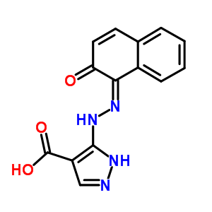 1H-pyrazole-4-carboxylic acid,3-((2-hydroxy-1-naphthalenyl)azo)- Structure,51147-02-5Structure