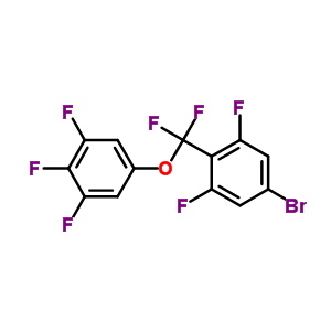 5-((4-Bromo-2,6-difluorophenyl)difluoromethoxy)-1,2,3-trifluorobenzene Structure,511540-64-0Structure