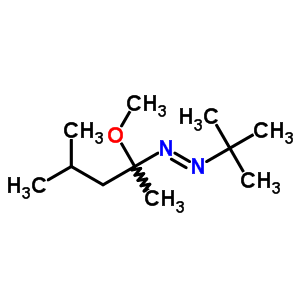 1-[(1,1-Dimethylethyl)azo]-1-methoxy-1,3-dimethylbutane Structure,51203-11-3Structure