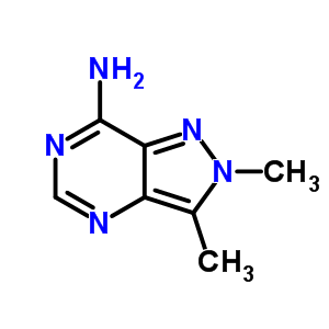 2H-pyrazolo[4,3-d]pyrimidin-7-amine,2,3-dimethyl- Structure,51222-25-4Structure