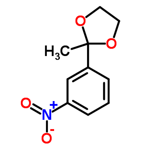 2-Methyl-2-(3-nitrophenyl)-1,3-dioxolane Structure,51226-13-2Structure