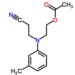 3-Methyl-n-cyanoethyl-n-acetoxyethylaniline Structure,51228-92-3Structure