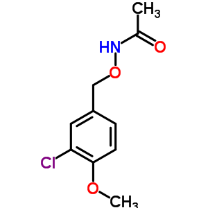 N-[(3-chloro-4-methoxy-phenyl)methoxy]acetamide Structure,51259-26-8Structure