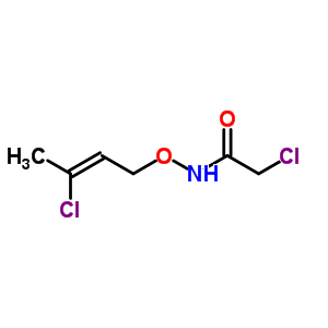 2-Chloro-n-((3-chloro-2-butenyl)oxy)acetamide Structure,51259-28-0Structure