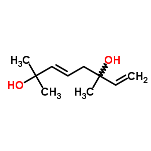 2,6-Dimethyl-3,7-octadiene-2,6-diol Structure,51276-34-7Structure