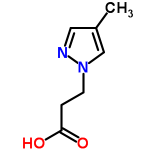 3-(4-Methyl-1H-pyrazol-1-yl)propanoic acid Structure,512809-65-3Structure