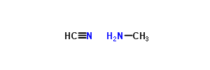 Hydrocyanic acid-methanamine (1:1) Structure,51283-79-5Structure