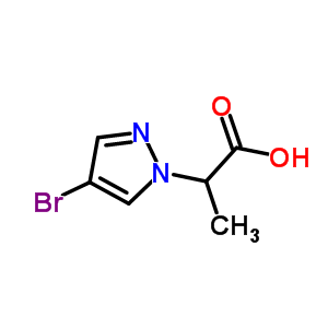 2-(4-Bromo-1H-pyrazol-1-yl)propanoic acid Structure,51292-42-3Structure