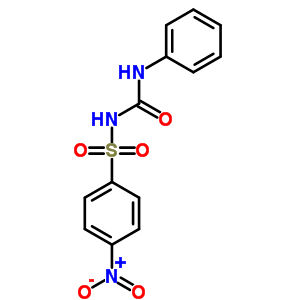 1-(4-Nitrophenyl)sulfonyl-3-phenyl-urea Structure,51327-27-6Structure