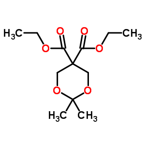 Diethyl 2,2-dimethyl-1,3-dioxane-5,5-dicarboxylate Structure,51335-75-2Structure