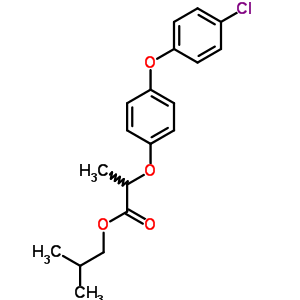 2-Methylpropyl 2-[4-(4-chlorophenoxy)phenoxy]propanoate Structure,51337-71-4Structure