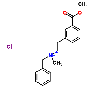 Methyl 3-(2-(benzyl(methyl)amino)ethyl)benzoate hydrochloride Structure,51352-87-5Structure