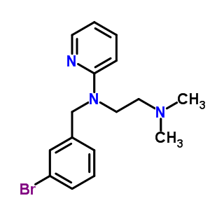 N-(m-bromobenzyl)-n-(2-dimethylaminoethyl)-2-pyridinamine Structure,51384-98-6Structure