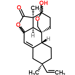 (3S)-8alpha-vinyl-3a,5abeta,7,8,9,10,10aalpha,10cbeta-octahydro-3alpha-hydroxy-3abeta,8-dimethyl-4h-3,10bbeta-ethano-1h,3h-benzo[h]furo[4,3,2-de]-2-benzopyran-4-one Structure,51415-08-8Structure