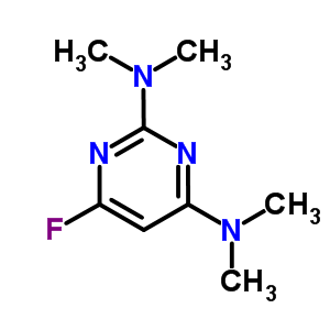 2,4-Bis(dimethylamino)-6-fluoropyrimidine Structure,51421-98-8Structure