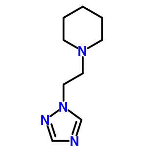 1-(2-Piperidinoethyl)-1h-1,2,4-triazole Structure,51444-29-2Structure