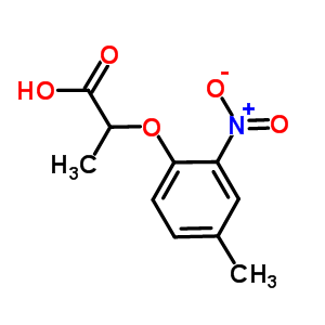 2-(4-Methyl-2-nitrophenoxy)propanoic acid Structure,514801-24-2Structure