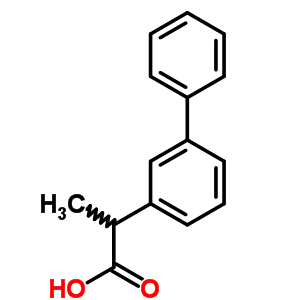 Alpha-methyl-3-biphenylacetic acid Structure,51498-07-8Structure