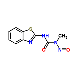 3-Benzothiazol-2-yl-1-methyl-1-nitroso-urea Structure,51542-33-7Structure