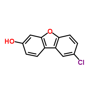 8-Chloro-dibenzofuran-3-ol Structure,51596-39-5Structure