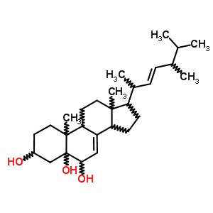 Cerevisterol Structure,516-37-0Structure