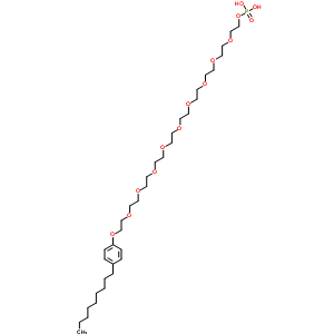 Nonoxynol-10 phosphate Structure,51609-41-7Structure