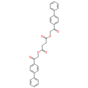 Bis[2-oxo-2-(4-phenylphenyl)ethyl] butanedioate Structure,5169-74-4Structure