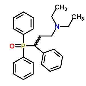 Diphenyl [α-[2-(diethylamino)ethyl ]benzyl ]phosphine oxide Structure,51713-14-5Structure