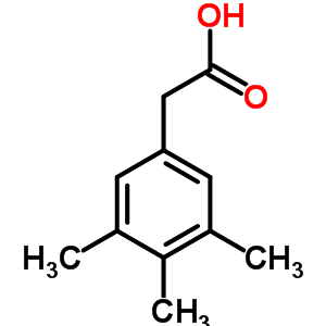 3,4,5-Trimethylphenylacetic acid Structure,51719-67-6Structure