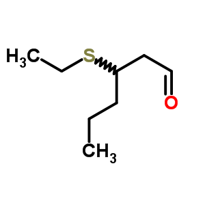 3-Ethylsulfanylhexanal Structure,51755-69-2Structure