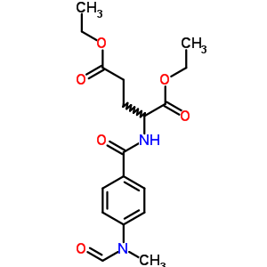 Diethyl 2-[[4-(formyl-methyl-amino)benzoyl]amino]pentanedioate Structure,51865-67-9Structure