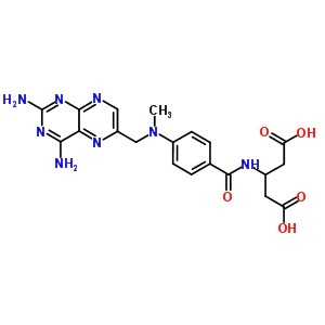 3-[[4-[(2,4-Diaminopteridin-6-yl)methyl-methyl-amino]benzoyl]amino]pentanedioic acid Structure,51865-80-6Structure