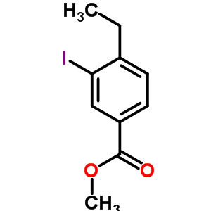 Methyl 4-ethyl-3-iodobenzoate Structure,51885-91-7Structure