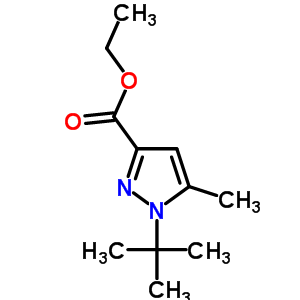 Ethyl 1-(tert-butyl)-5-methyl-1h-pyrazole-3-carboxylate Structure,519056-54-3Structure