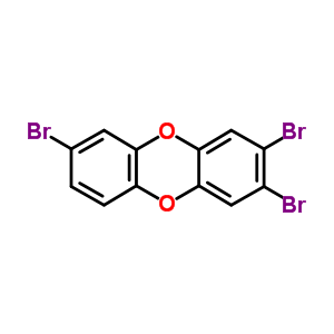 2,3,7-Tribromobenzo-4-dioxin Structure,51974-40-4Structure