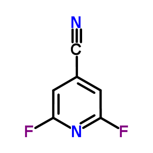 2,6-Difluoro-4-cyano-pyridine Structure,51991-35-6Structure