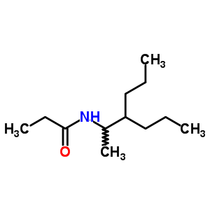 N-(1-methyl -2-propylpentyl )propionamide Structure,52030-05-4Structure