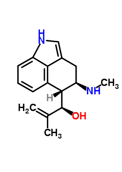 (4R,5r,αr)-1,3,4,5-tetrahydro-4-(methylamino)-α-(1-methylethenyl )benz[cd]indole-5-methanol Structure,52052-66-1Structure