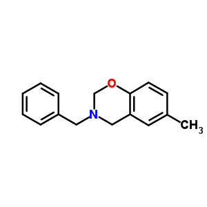 3-Benzyl -3,4-dihydro-6-methyl -2h-1,3-benzoxazine Structure,52055-73-9Structure