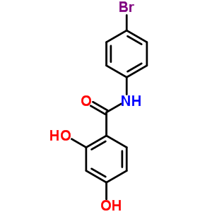 Benzamide,n-(4-bromophenyl)-2,4-dihydroxy- Structure,52189-57-8Structure