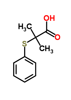 2-Methyl-2-(phenylthio)propanoic acid Structure,5219-64-7Structure