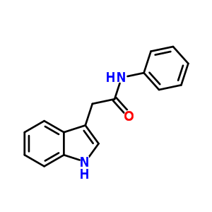 N-phenyl-1h-indole-3-acetamide Structure,52190-18-8Structure