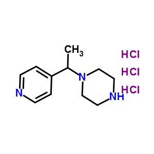 1-(1-Pyridin-4-yl-ethyl)-piperazine 3 hcl Structure,521914-40-9Structure