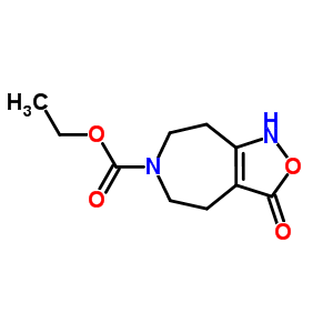 6H-isoxazolo[3,4-d]azepine-6-carboxylicacid, 1,3,4,5,7,8-hexahydro-3-oxo-, ethyl ester Structure,52196-98-2Structure