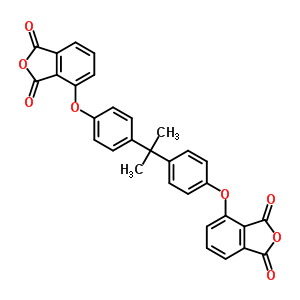 4,4’-(Dimethylmethylene)bis(1,4-phenyleneoxy)bis(isobenzofuran-1,3-dione) Structure,52256-80-1Structure