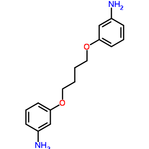 Benzenamine,3,3-[1,4-butanediylbis(oxy)]bis- Structure,5226-81-3Structure