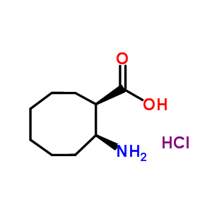 (1R,2s)-2-amino-cyclooctanecarboxylic acid hydrochloride Structure,522644-08-2Structure